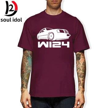D2 Klassiske W123/W124 Mercedes Coupe Evolution Bil Auto T-shirt T-Shirt Rabat 100 % Cotton T Shirt For Mænd