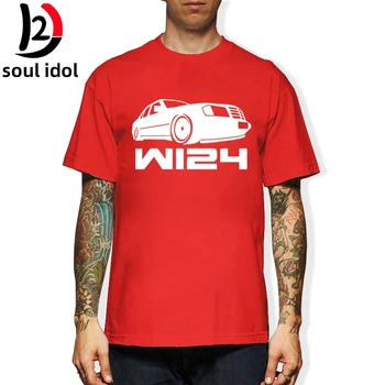 D2 Klassiske W123/W124 Mercedes Coupe Evolution Bil Auto T-shirt T-Shirt Rabat 100 % Cotton T Shirt For Mænd