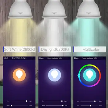 Tuya Wifi Smart LED-Pærer GU10 Smart Liv App Fjernbetjeningen Skifte Dæmpbar Kompatibel Med Amazon Alexa Google Startside