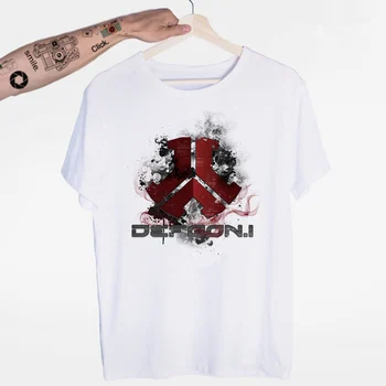Defqon 1 Ren Designer Band T-shirt med O-Hals, Korte Ærmer Sommeren Casual Mode Unisex Mænd Og Kvinder Tshirt