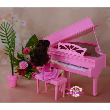 Miniature Møbler Klaver til Barbie Dukke Hus Foregive Spille Legetøj til Pige Gratis Fragt