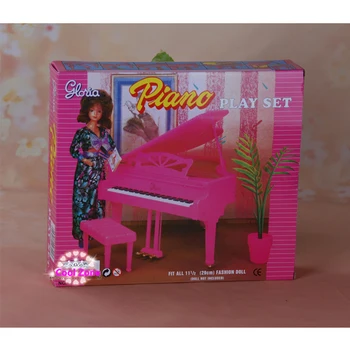 Miniature Møbler Klaver til Barbie Dukke Hus Foregive Spille Legetøj til Pige Gratis Fragt