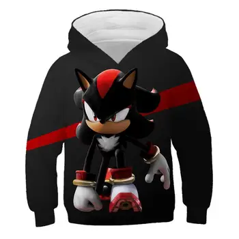 Sonic The Hedgehog 3D-Kids Hættetrøjer til Piger sonic Børns Sweatshirt til Drenge, Piger, Sweat Shirt, Barn Dreng, Hættetrøjer Tøj 14