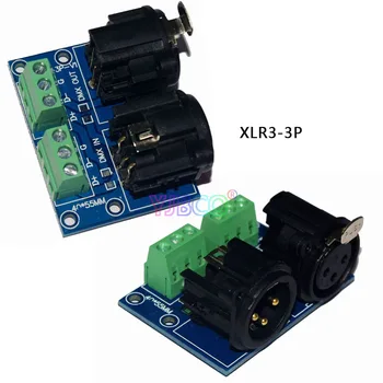 Engros-terminal-adapter 5 centrale XLR til 3 centrale XLR, RJ45-3P, ADDR2,XLR5-3P BRUG for CH LED dmx512 lysdæmper led-dekoder
