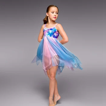 Ballet Kjole Til Børn Europæisk Og Amerikansk Design Performance Dans Kostumer Condole Bælte Stil Ballet Tøj Til Børn