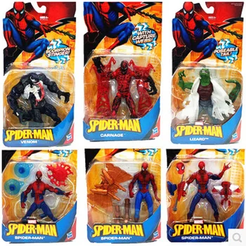 6tommer Hasbro Marvel Legender Avengers Superhelt Spider-Man Venom Firben Animationsfilm Action & Toy tal Model Legetøj For Børn