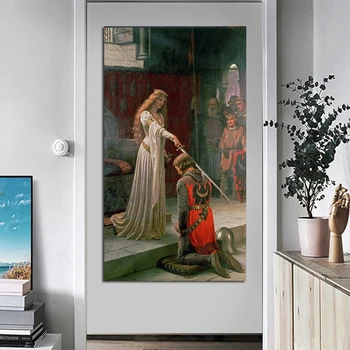 OUCAG Hyldest Berømte Kunst Lærred Maleri Midten Århundrede Kultur Plakat Og Print Væggen Grafisk Billede for boligindretning