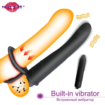 Strapon Dildo Vibrator Voksen Sex Legetøj Til Kvinde Par Anal Pussy Masturbator Erotisk Dobbelt Anal Vibrator