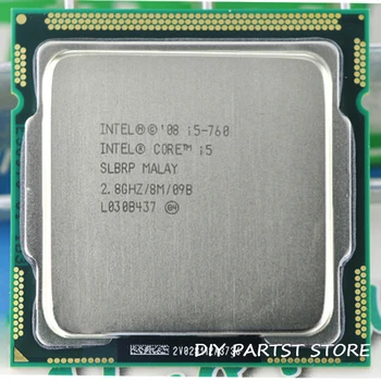 Intel Core I5-760 I5-760 2.8 GHz/ 8MB Socket LGA 1156 CPU Processor Understøttet hukommelse: DDR3-1066, DDR3-1333