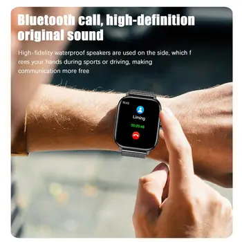 LIGE Nye Mænd, Smart Ur Kvinder på Fuld Tryk Fitness Tracker Blodtryk Smart Ur Bluetooth opkald Kvinder Smartwatch til Xiaomi