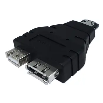 ESATAp Magt Over ESATA-Combo han til USB 2.0 Type A Female & ESATA-Female Adapter Stik Converter