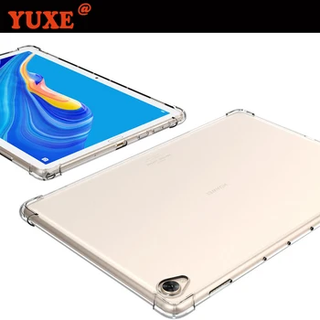 Dækning For Huawei MediaPad M6 8.4 VRD-W10 AL10 Turbo vrd-w09 AL09 Tablet Tilfælde TPU Silicium Gennemsigtigt Slim Airbag Dække Anti-fald