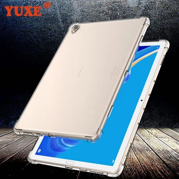 Dækning For Huawei MediaPad M6 8.4 VRD-W10 AL10 Turbo vrd-w09 AL09 Tablet Tilfælde TPU Silicium Gennemsigtigt Slim Airbag Dække Anti-fald