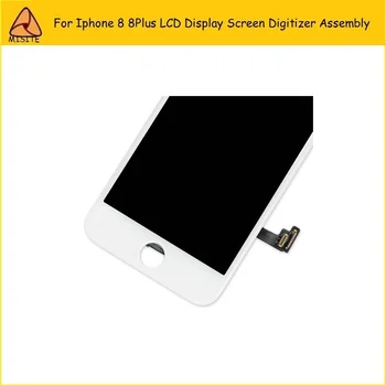 AAA+Telefon LCD-skærmen digitizer assembly til iphone 8 8g LCD-skærm touch screen montering komplet+front kamera+earspeaker flex