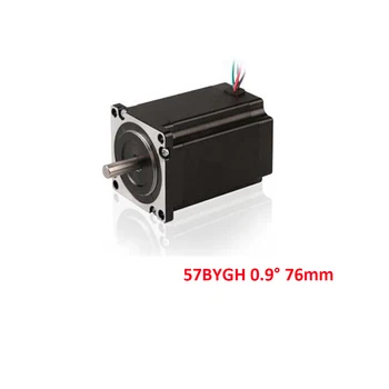 Nema 23 57BYG Hybrid Stepper Motor 0.9 Grad 4 Føre Fase 2 76mm 1.6 N. m 3,0 Et for CNC-3D-Printer Milling Machine Gratis Fragt