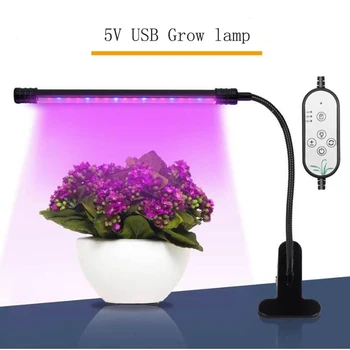 Vandtæt LED-Grow light DC 5V usb-9W 18W 27W fulde spektrum til indendørs sætteplante blomst Phyto Lamper fitolampy vokse lampe