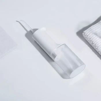 Original Xiaomi Mijia Elektriske Oral Irrigator Dental Tand Punch Høj Frekvens Impuls-4 Gear Mode 200ml Kapacitet med 4 Dyser