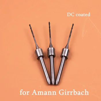 DC Belagt Dental Fræsning Burs for Amann Girrbach 0,6 mm 1.0mm2.5mm Diamant Belagt Fræsning Burs for Amann Girrbach CAD-CAM Maskine