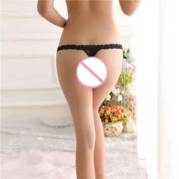 Mode sexet undertøj kvinder string 5pcs/meget lav talje gennemsigtige trusser undertøj til damer hule ud underbukser