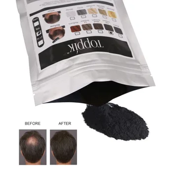 100g Toppik Refill-pose genoplade Hår Bygning Fibre Tab Produkter Hair Fibers Keratin Instant Paryk Genvækst Pulvere engros