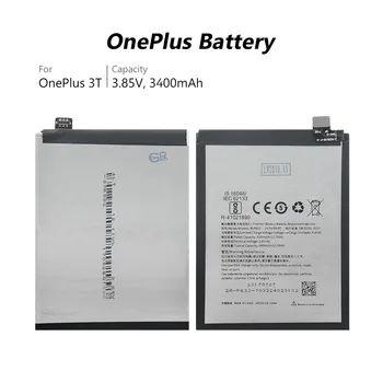 BLP633 Li Lithium-ion-Batteri 3.85 V BLP 633 3400mAh Mobiltelefon Batería + Vedligeholde Værktøj Til OnePlus 3T (Et Plus 3T / 1+ 3T)