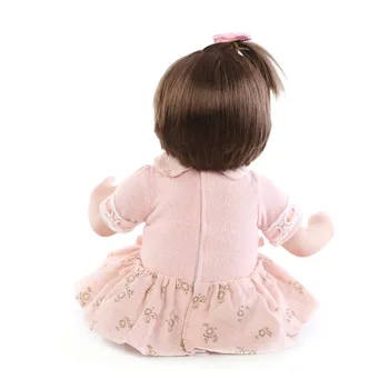 NPKCOLLECTION Nye Reborn Baby Doll Blød Silikone Vinyl Rigtige Touch Nyfødte 16tommer 40cm prinsesse bebes genfødt pige legetøj doll