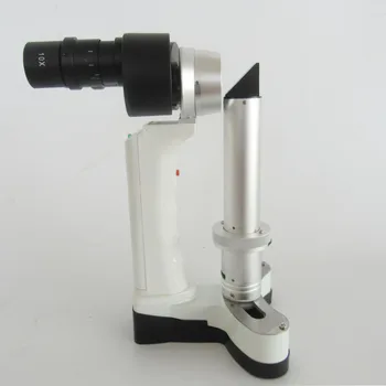 LYL-S Bærbare spaltelampe LED Pære Bærbare Mikroskop for Pet hospital oftalmologi Kamera Samlede 10x og 16x Forstørrelse