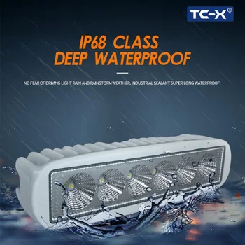 TC-X LED 18W 1600 Lumen Sprederen og Oversvømmelse Marine-Grade T-Top Båd Dæk Lys