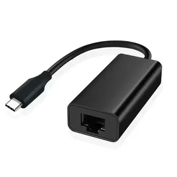 Lcone USB-C Gigabit Ethernet Rj45 Lan-Adapter, USB Type C til USB 3.0 HUB 10/100/1000M-netværkskort til MacBook ChromeBook