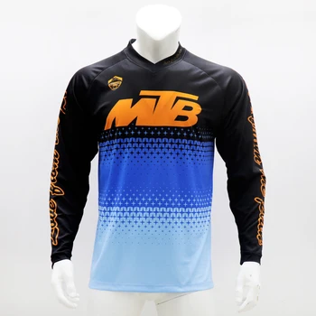 Nye MTB Off road downhill trøje motorcykel mountain bike Cykling Jersey Gym Sport Åndbar Løs langærmet t-shirts