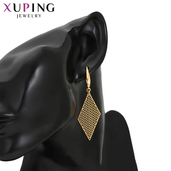 Xuping Mode Ren Guld-farve Forgyldt Øreringe med Miljømæssige Kobber Smykker til Kvinder Gaver 97639