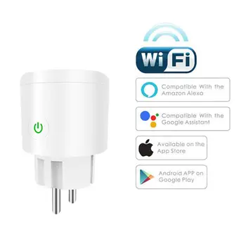 EU ' s Smart Plug 10A/16A Wifi Smart Socket Tuya Smart Liv App Wifi Plug Arbejde Med Alexa, Google Startside Mini IFTTT Til Android, IOS