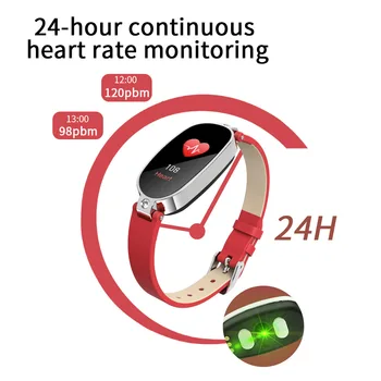PB79 smart ur women fitness tracker puls, Blodtryk Overvåge Vandtæt smartwatch Til ios Android