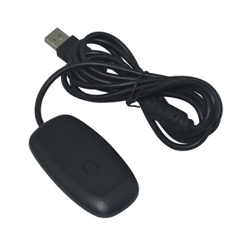 Wireless Gamepad PC-Adapter, USB-Modtager Til Xbox 360 spillekonsol Controlle med CD-driver Manual