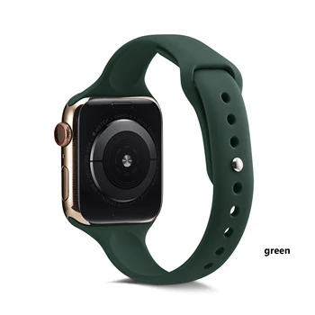 Silikone Urrem Til Apple Iwatch Armbånd Rød Sort Mode Design-38-42mm Åndbar Armbånd Strop Til Apple-Ur Serie