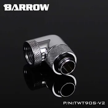 Barrow TWT90S-V2 Roterende Beslag,90degree Dobbelt Roterende Adapter Sort/Sølv vandkøler heatsink gadget