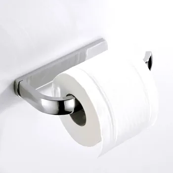 Messing Guld Chrome Vægmonteret Toiletpapir, Køkkenrulle Holder Rack Bøjle For Tilbehør Til Badeværelset, Køkken Hardware Hylde