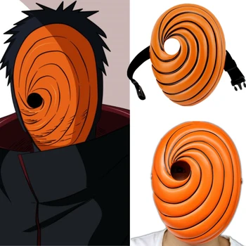 Anime Naruto Sasuke Og Maske Tobi Obito Akatsuki Ninja Madara Cosplay Kostumer Harpiks Masker, Halloween