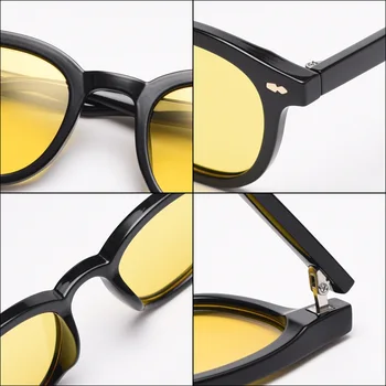 JackJad 2020 Mode Vintage Runde DAG Style TR90 Polariserede Solbriller Nuance Ocean ins Mærke, Design, Sol Briller, Oculos De Sol
