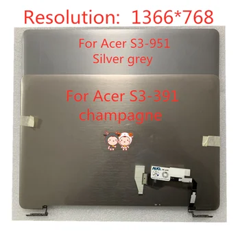 Gratis forsendelse 13,3-tommer Acer S3-951 S3-391 S3-2464G Laptop LCD-skærmen B133XW03 V3 B133XTF01.0 B133XTF01.1 B133XTF01.2