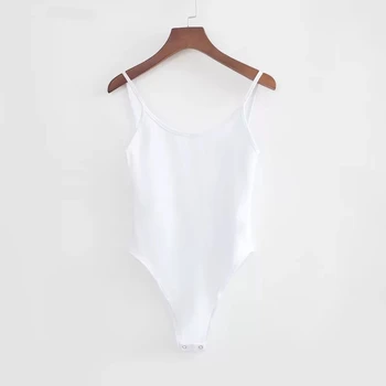 Sexet off Skulder Sommeren backless Hvid sort jumpsuits 2018 nye ankomst kvindelige casual ærmer og tynde bodyer