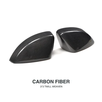 Carbon Fiber bakspejlet Dækker for Audi A3 Standard Sline S3 RS3 8V 14-16 Hatchback, Sedan og Coupe Erstatte Side Spejl Caps