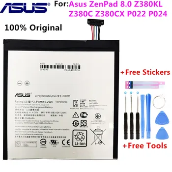 Original ASUS C11P1505 Tablet PC Batteri Til Asus ZenPad 8.0 Z380KL Z380C Z380CX P022 P024 4000mAh+Gratis Værktøjer
