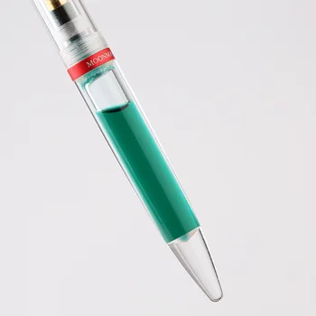 Opgraderet Moonman M2 Dropper Metal Fountain Pen Gennemsigtig Stor Kapacitet Grønne Iridium EF/F 0.38/0,5 mm Mode at Skrive Gave Sæt