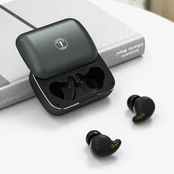 ABRAMTEK E3 TWS Bluetooth-Hovedtelefoner, Premium Sound Trådløse Høretelefoner / 1280mAh Opladning Case / IPX7 Vandtæt Sport hovedtelefoner