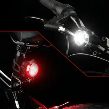 Cykling cykel Cykel 3 LED Hoved Foran Med USB-Genopladelige Hale Klippet Lampe Udendørs Cykling cykel tilbehør 4 modes Nye