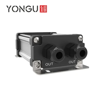 YONGU M06 Vandtæt IP68 Kapsling Sort Sølv Farve Anti-korrosion af Aluminium Profil