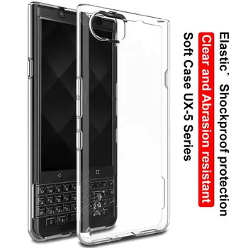 Imak Gennemsigtige TPU etui Til BlackBerry KEYONE Blød Silikone Case Til BlackBerry DTEK70 Dække 1,3 mm Tykkelse Beskyttelse