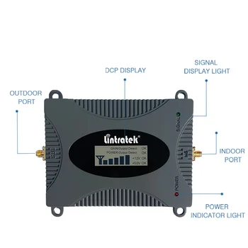 Lintratek Signal Repeater 4G 1800Mhz LTE Booster -, GSM 1800-Ampli 4G Signal Booster Band 3 DCS Forstærker Netværk Repeater