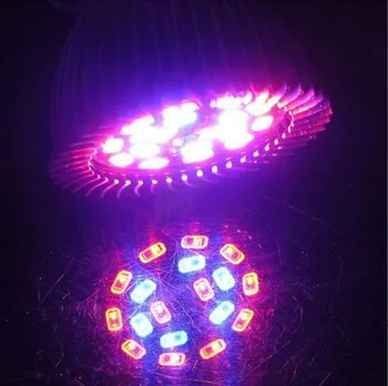 Full Spectrum Led vækst Lys E27 18W Led plante, der Vokser Lampe, UV-IR til Blomst Plante Hydroponics System akvarium Led-belysning